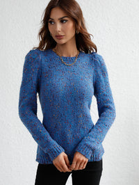 Yarn Knitted Solid Sweater