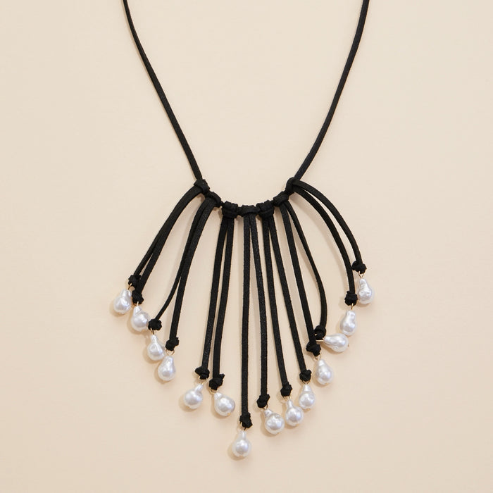 Fresh Water Pearl Fringed Necklace