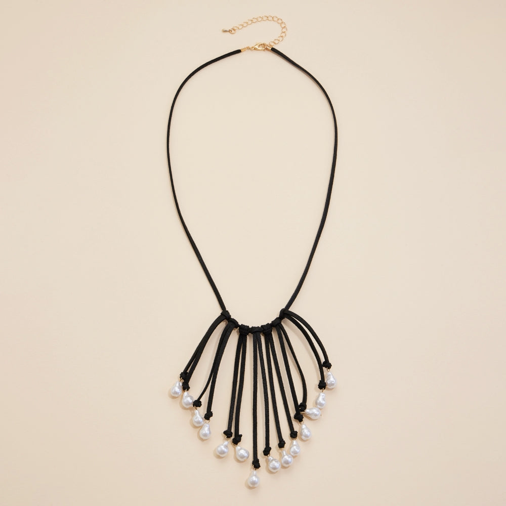 Fresh Water Pearl Fringed Necklace