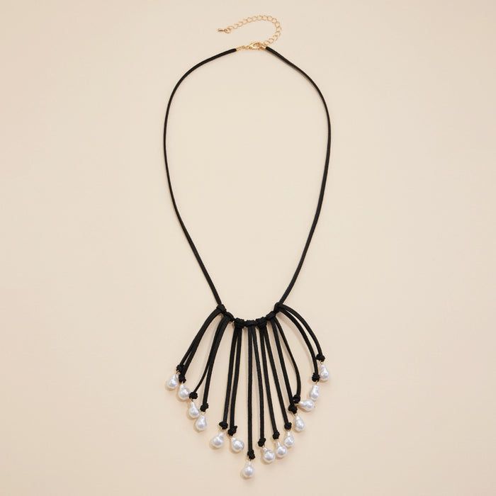 Fresh Water Pearl Fringed Necklace