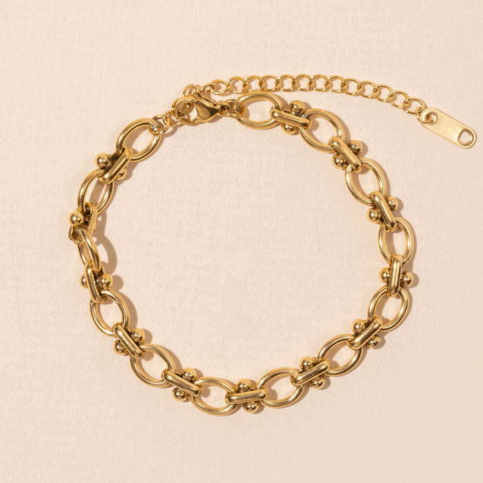 Stainless Steel Chain Link Bracelet