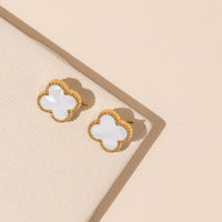 Floral Stud Stainless Everyday Wear Jewelry