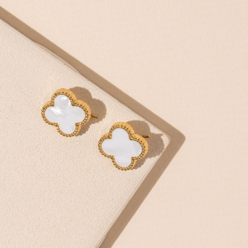 Floral Stud Stainless Everyday Wear Jewelry