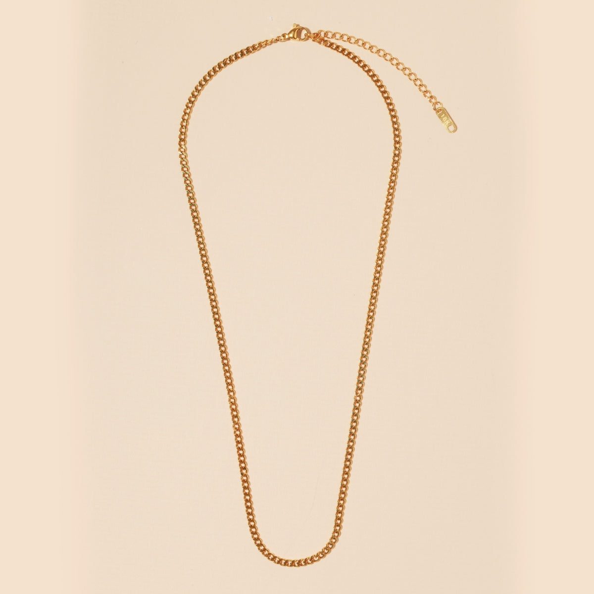 18K Gold Dip Stainless Steel Basic Necklace