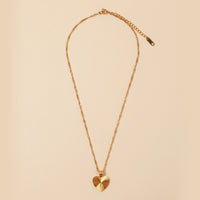 Sunburst 18K Gold Plated Stainless Steel Necklace