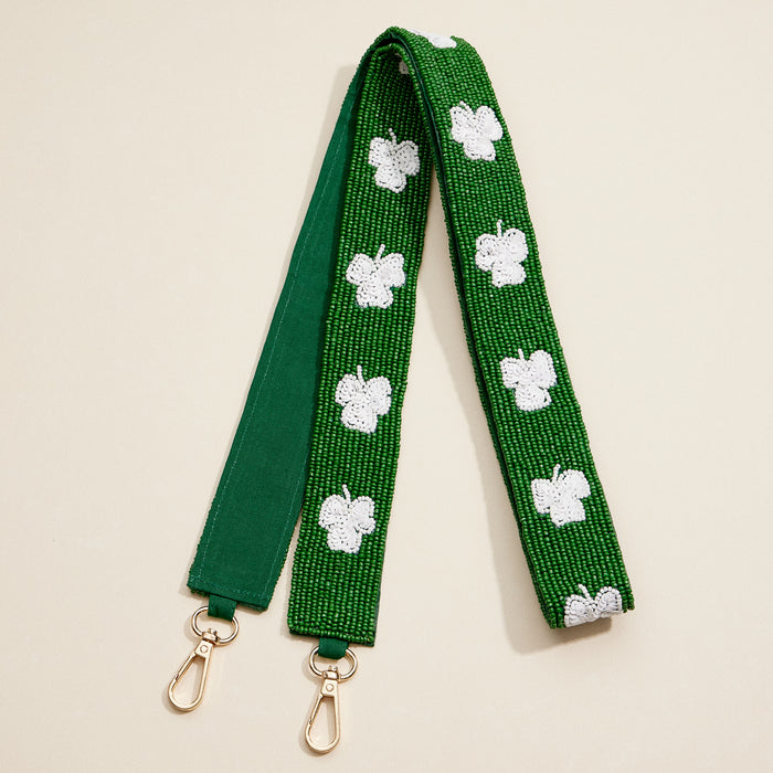 Lucky Shamrock Beaded Bag Strap – St. Patrick’s Day Inspired Accessory