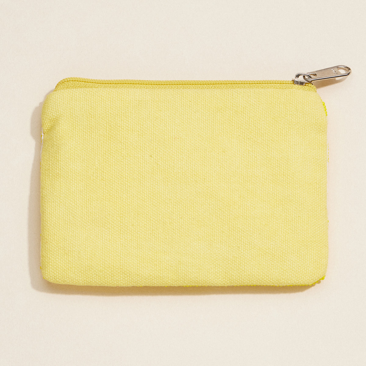 Beaded Flamingo Coin Purse – Yellow Zip Pouch