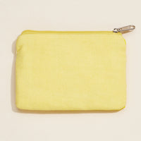 Beaded Flamingo Coin Purse – Yellow Zip Pouch