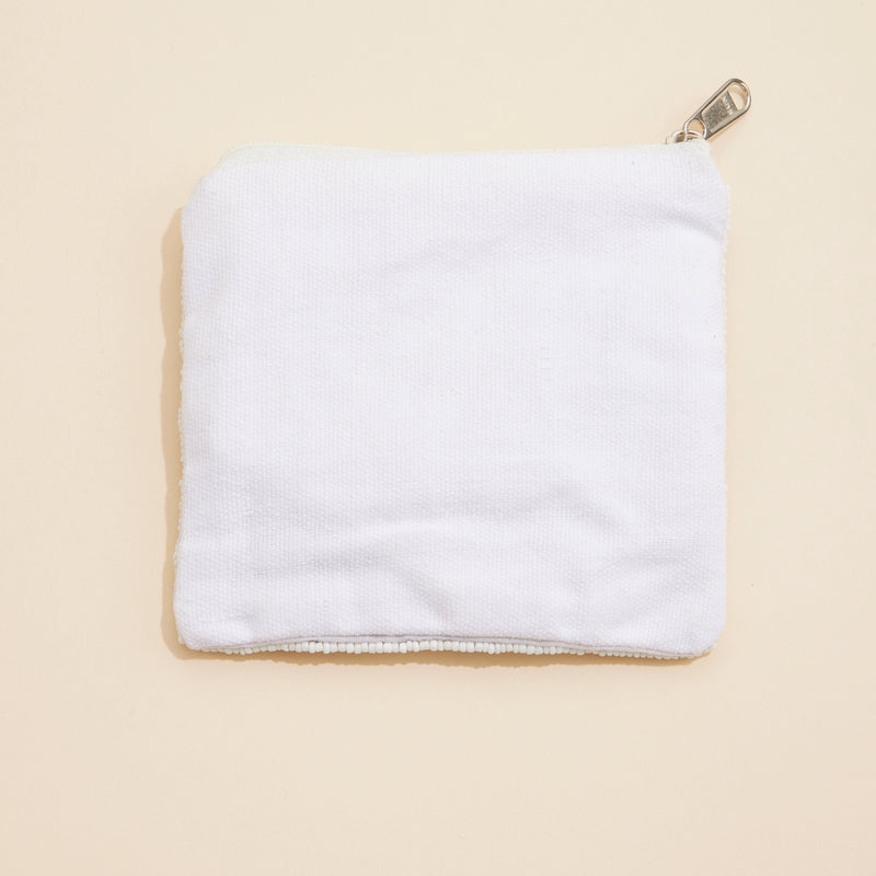 Bandy Racket & Ball Beaded Coin Pouch
