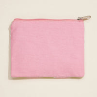 Beaded Golf Themed Zip Pouch – Argyle Pattern Clutch