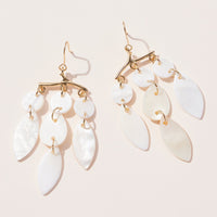 Dangling Mobile Art Shell Earrings