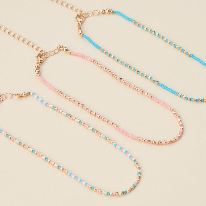 Seed Beaded Basic Anklet