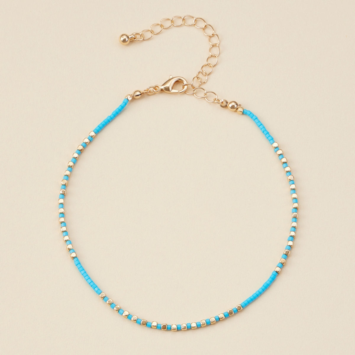 Seed Beaded Basic Anklet