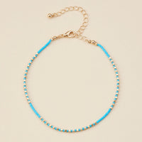 Seed Beaded Basic Anklet
