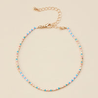 Seed Beaded Basic Anklet