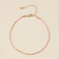 Seed Beaded Basic Anklet
