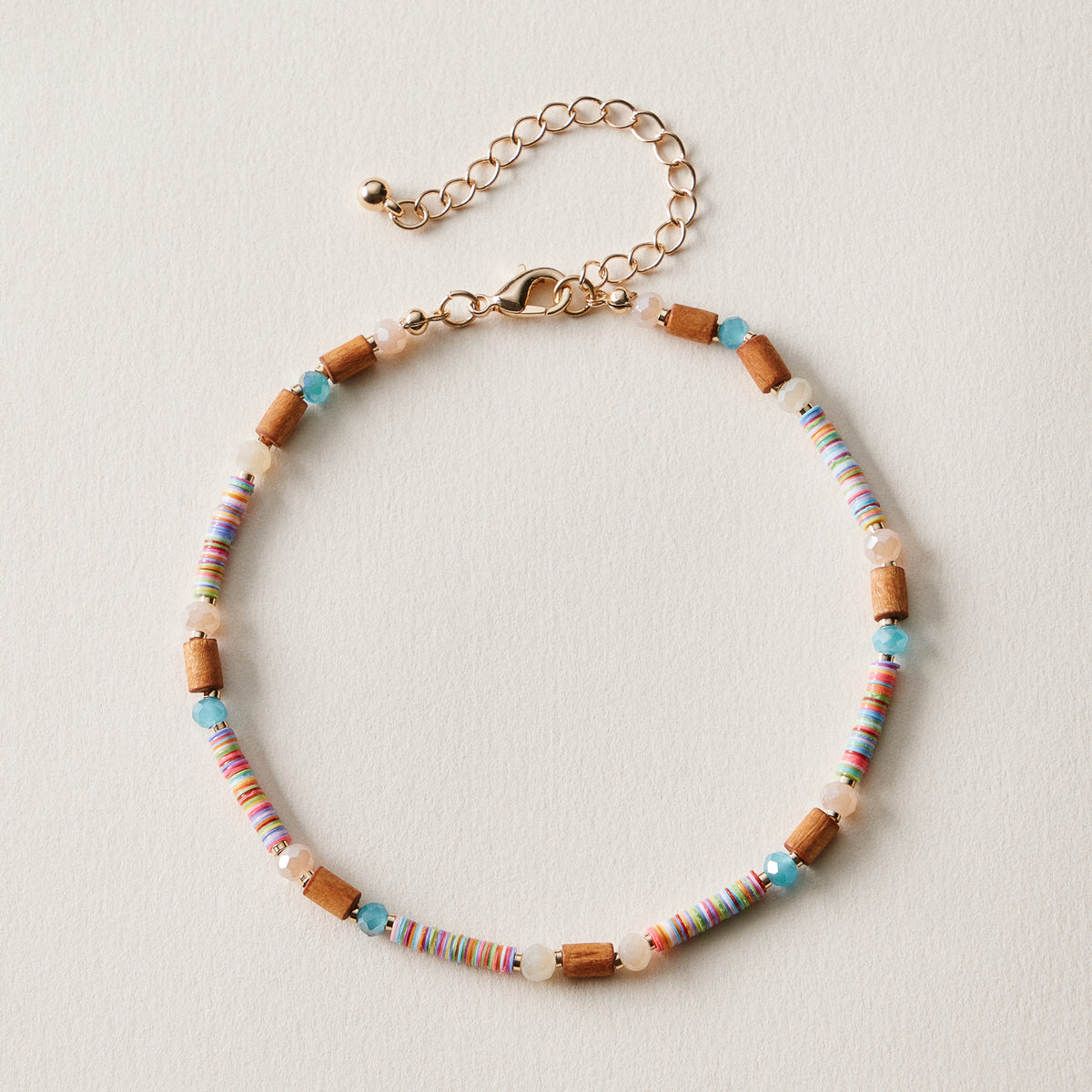 Multicolor Bead Anklet | Boho Summer Anklet