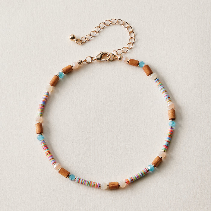 Multicolor Bead Anklet | Boho Summer Anklet