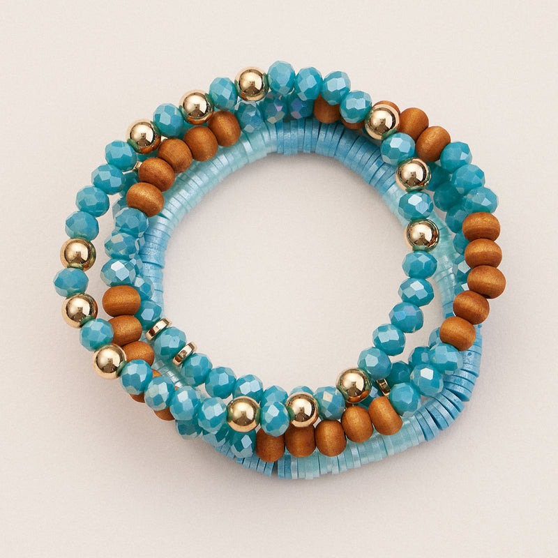 Beaded Bracelet Sets – Vibrant and Neutral Stacking Designs