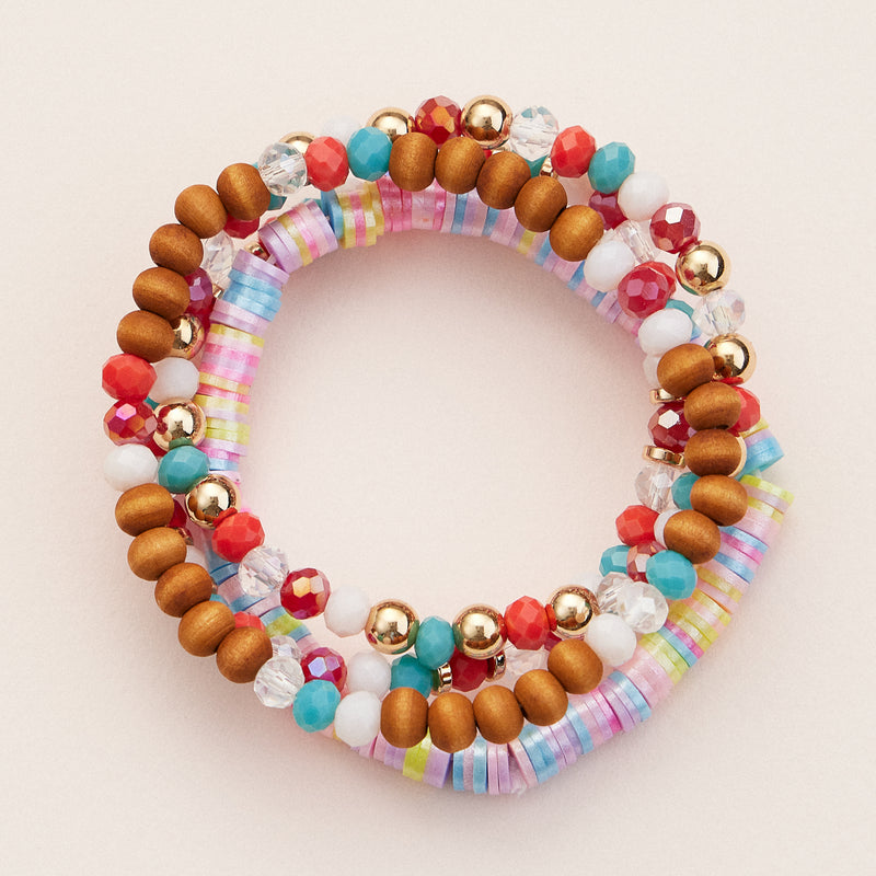Beaded Bracelet Sets – Vibrant and Neutral Stacking Designs
