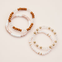 Beaded Bracelet Sets – Vibrant and Neutral Stacking Designs