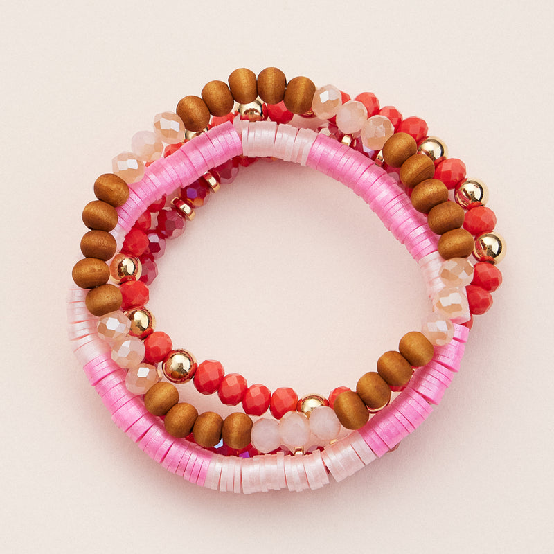 Beaded Bracelet Sets – Vibrant and Neutral Stacking Designs