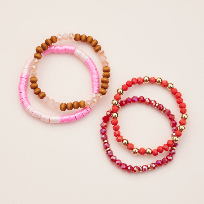 Beaded Bracelet Sets – Vibrant and Neutral Stacking Designs