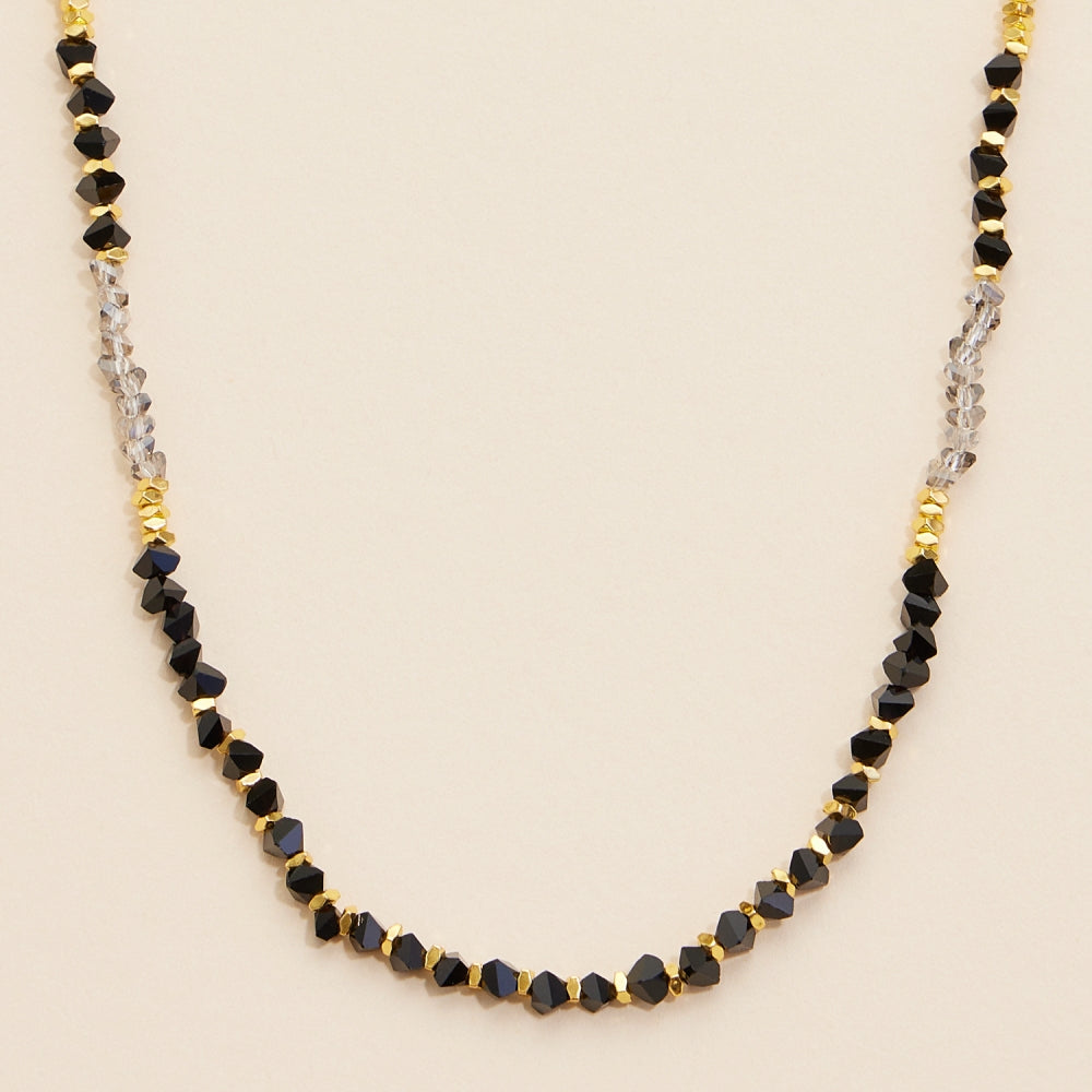 Glass Beaded Short Necklace