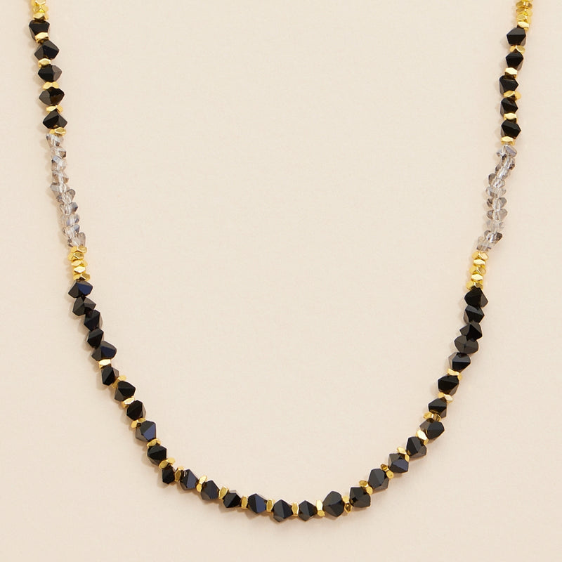 Glass Beaded Short Necklace