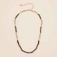 Glass Beaded Short Necklace
