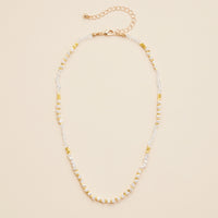 Glass Beaded Short Necklace