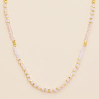 Glass Beaded Short Necklace
