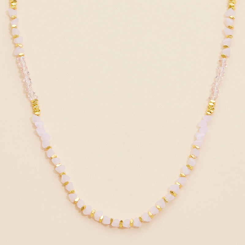 Glass Beaded Short Necklace