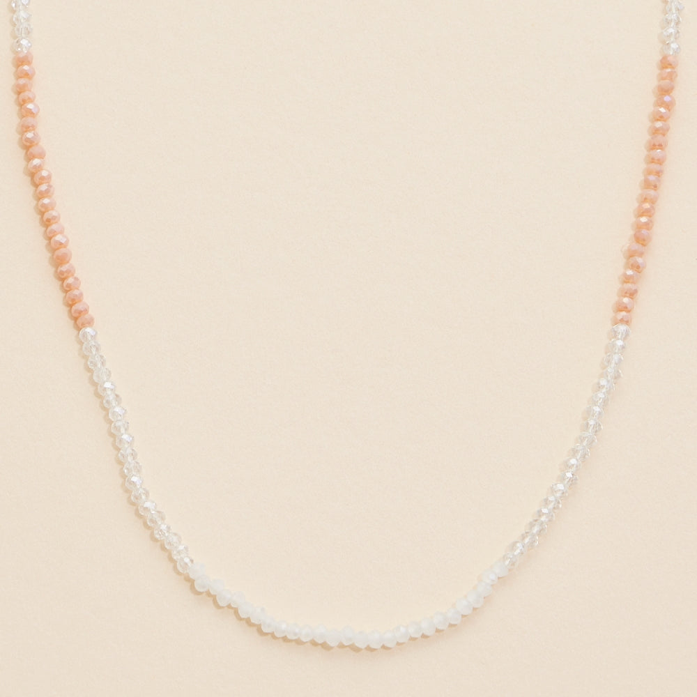 Glass Beaded Short Basic Necklace