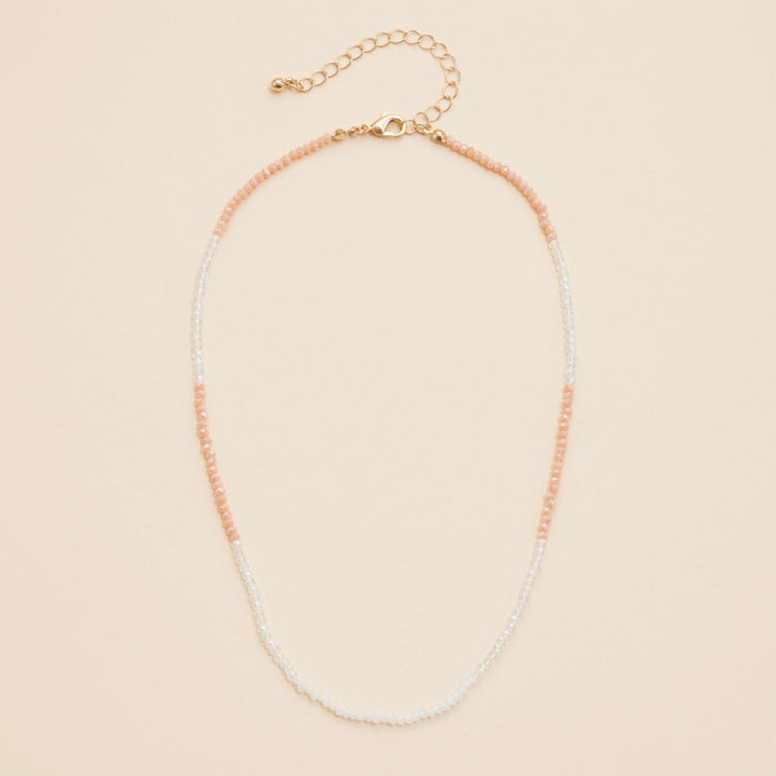 Glass Beaded Short Basic Necklace