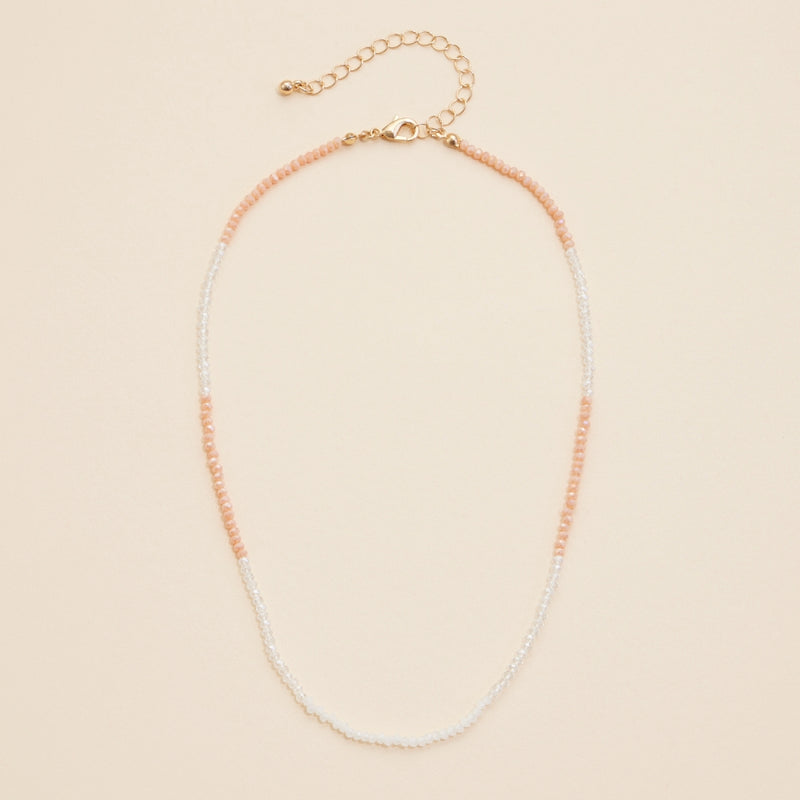 Glass Beaded Short Basic Necklace