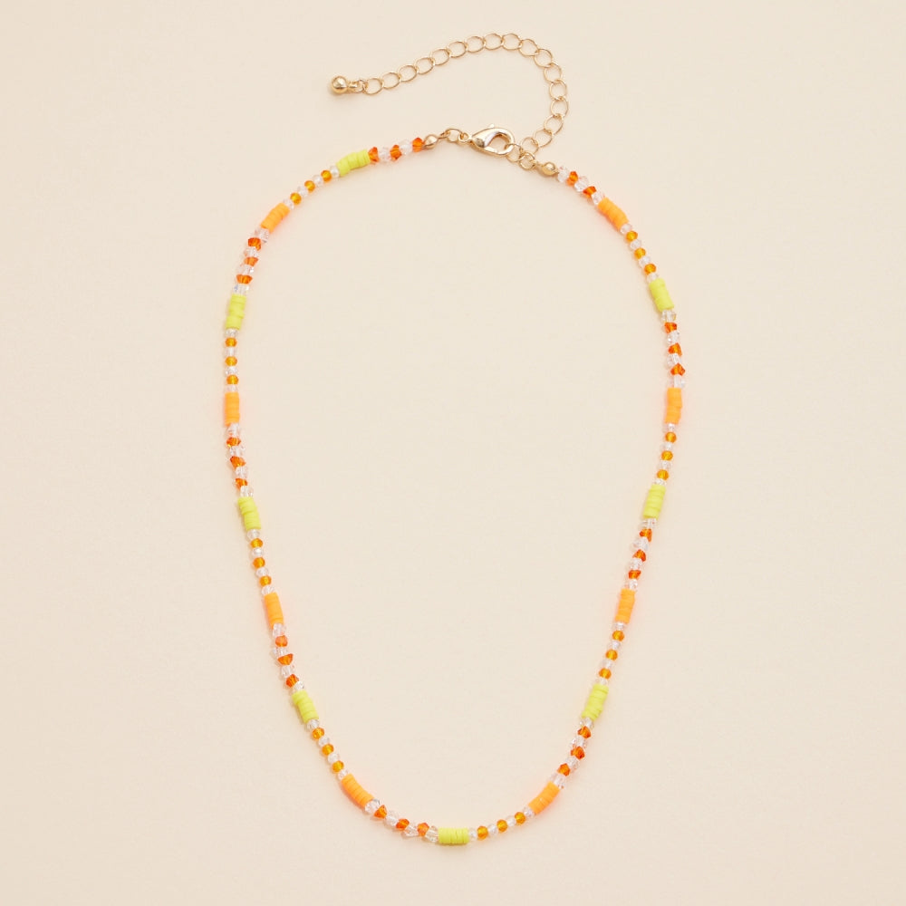 Glass Beaded Basic Necklace