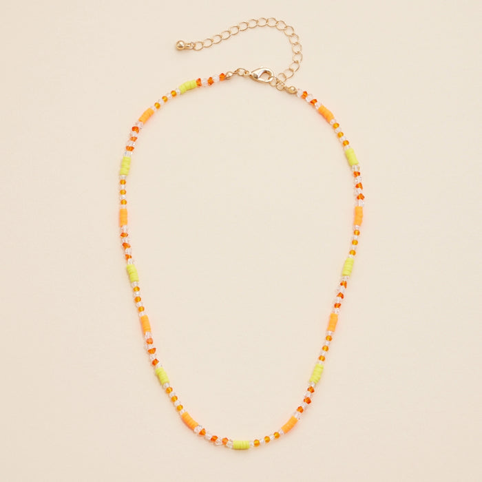 Glass Beaded Basic Necklace