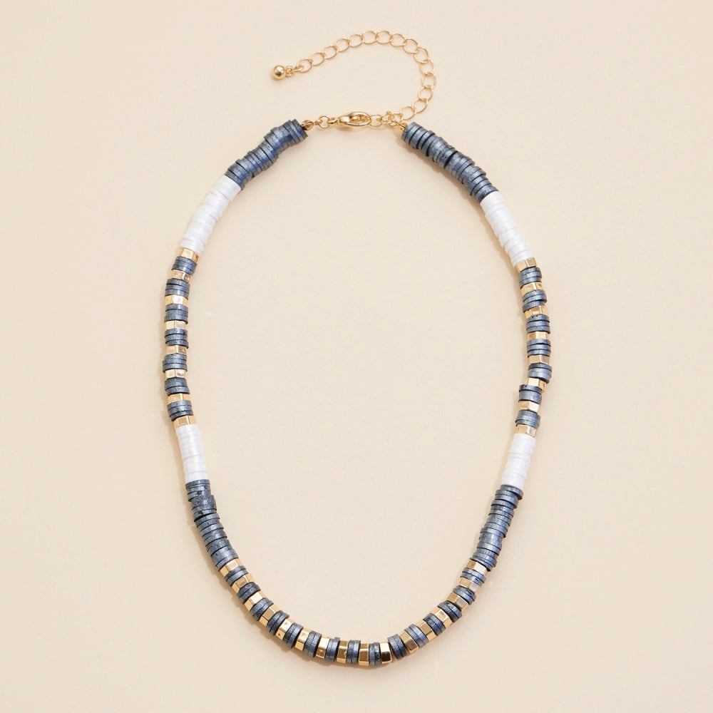 Beaded Basic Short Necklace