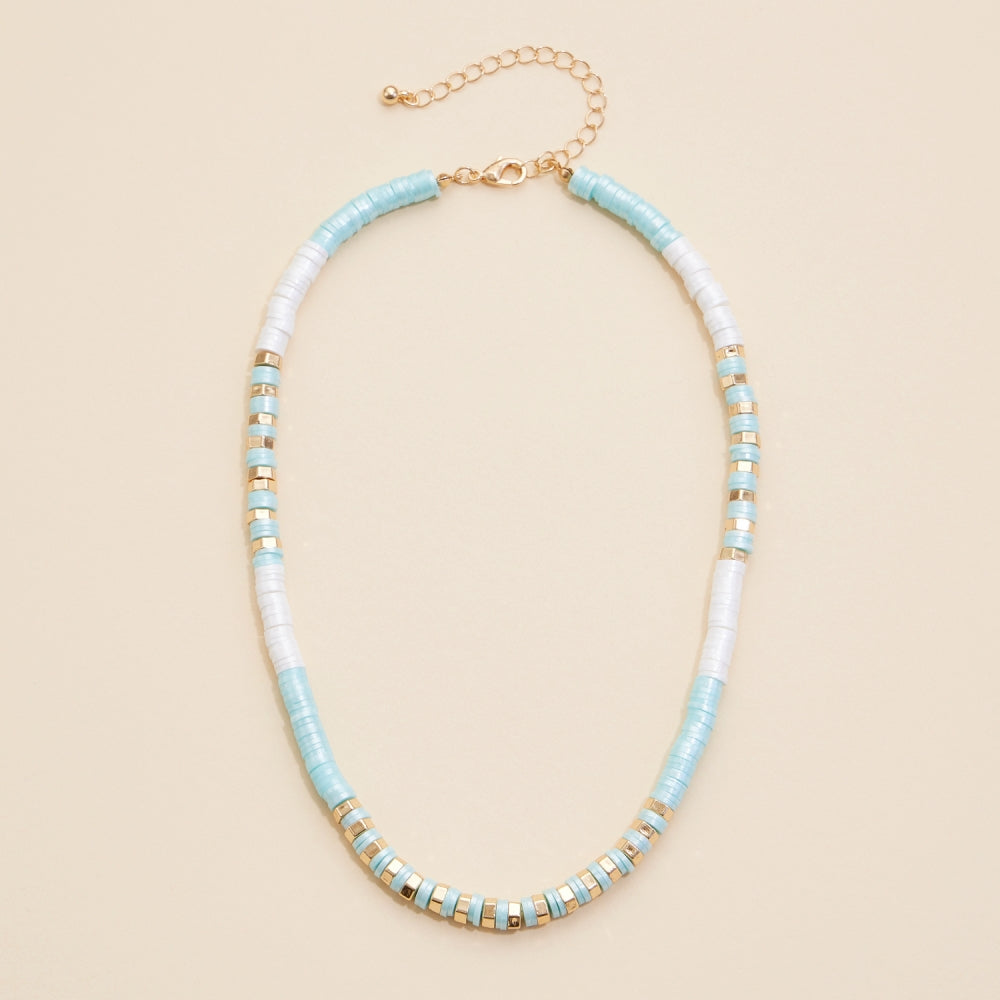 Beaded Basic Short Necklace
