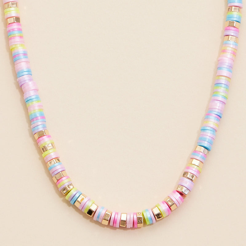 Beaded Basic Short Necklace