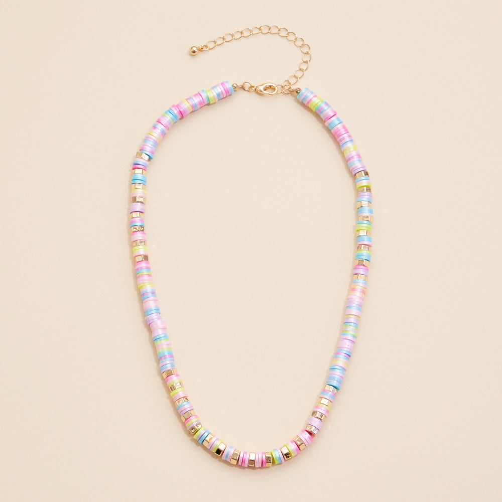 Beaded Basic Short Necklace