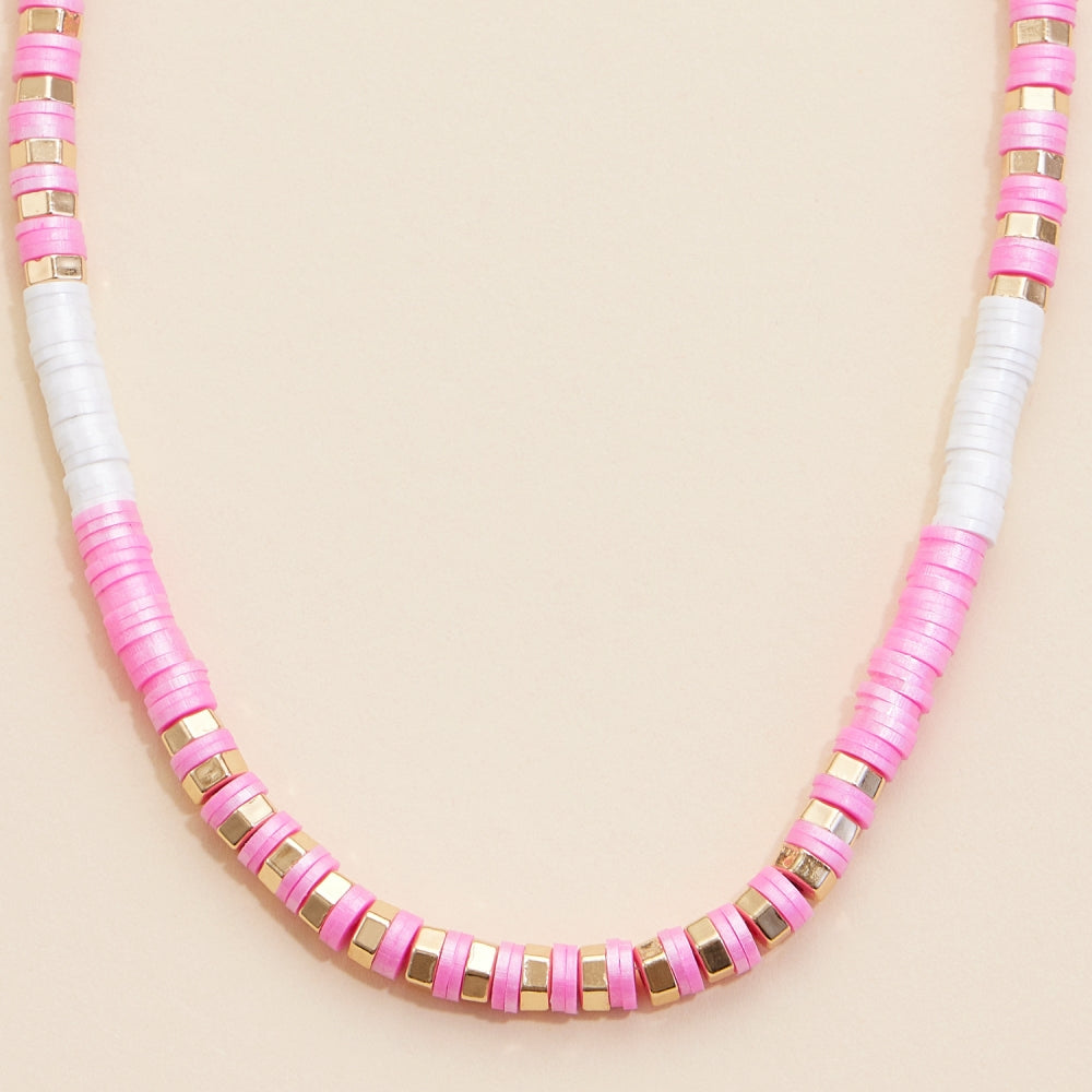 Beaded Basic Short Necklace