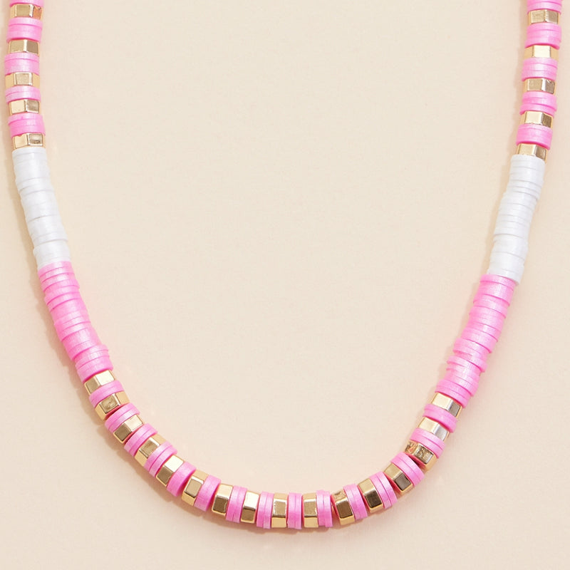 Beaded Basic Short Necklace