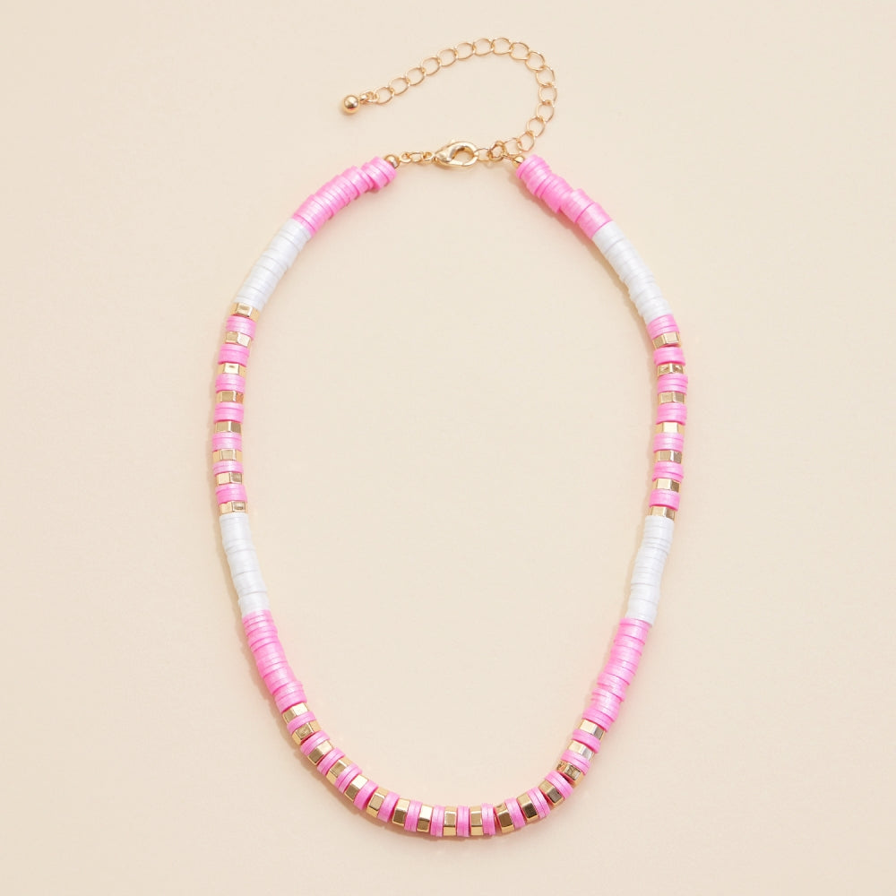 Beaded Basic Short Necklace