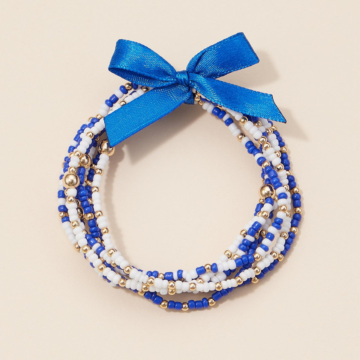 Game Day Seed Beaded Bracelet Set
