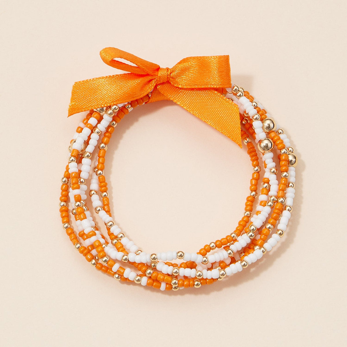 Game Day Seed Beaded Bracelet Set