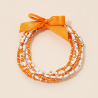 Game Day Seed Beaded Bracelet Set