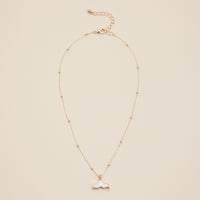 Whale Tale Shell Charm Short Necklace