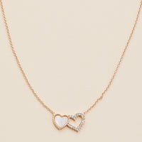Heart Shell Charm Short Necklace